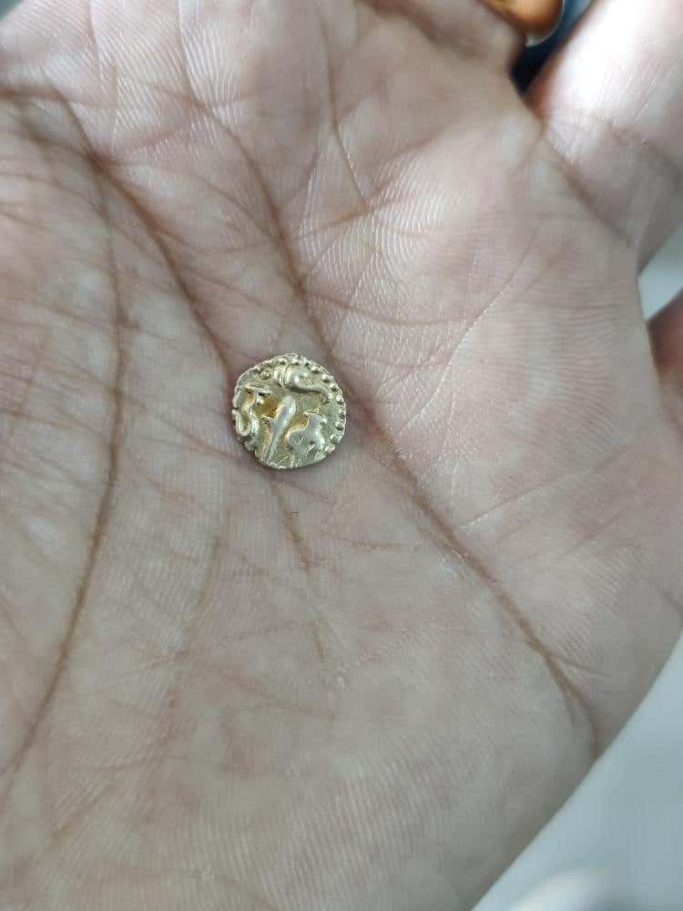 Antique gold coin