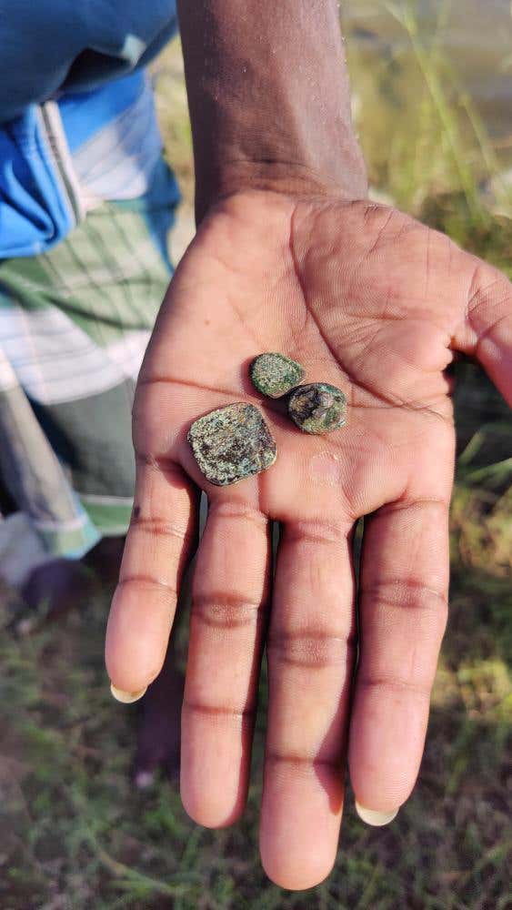 Found antique coins using a Minelab Detector